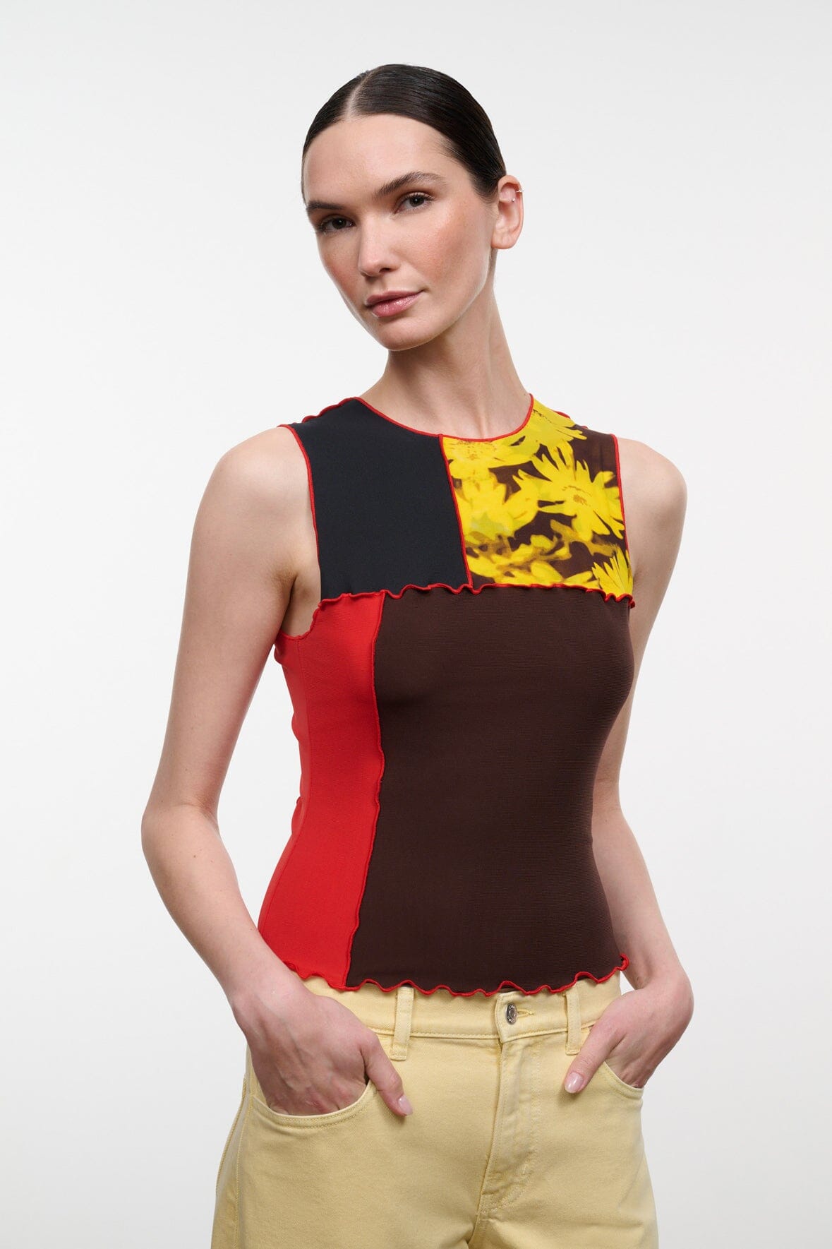 STAUD Clothing Primo Top Daisy Multi