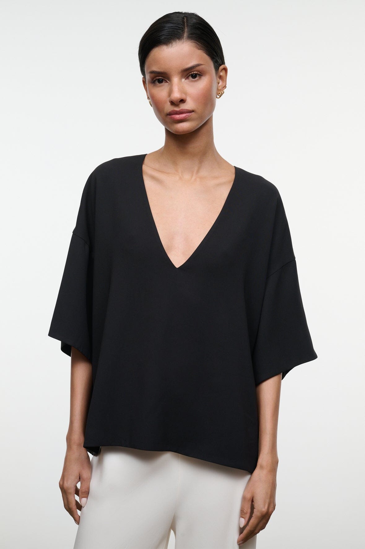 STAUD Clothing|New In Studio Tee Black