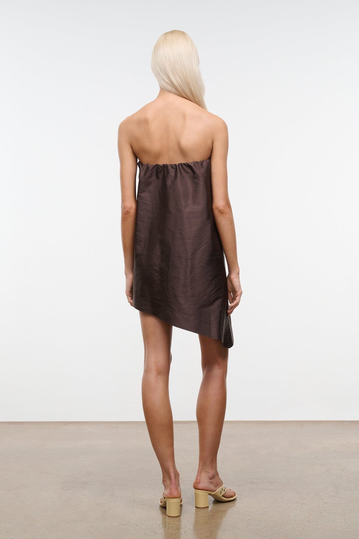 STAUD Clothing|Dresses Georgia Silk Convertible Top Earth
