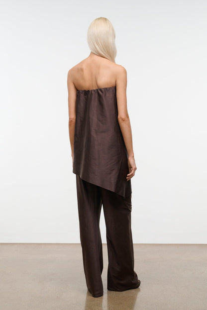 STAUD Clothing|Dresses Georgia Silk Convertible Top Earth