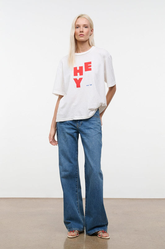 STAUD Clothing|New In Liam Relaxed Tee Hey