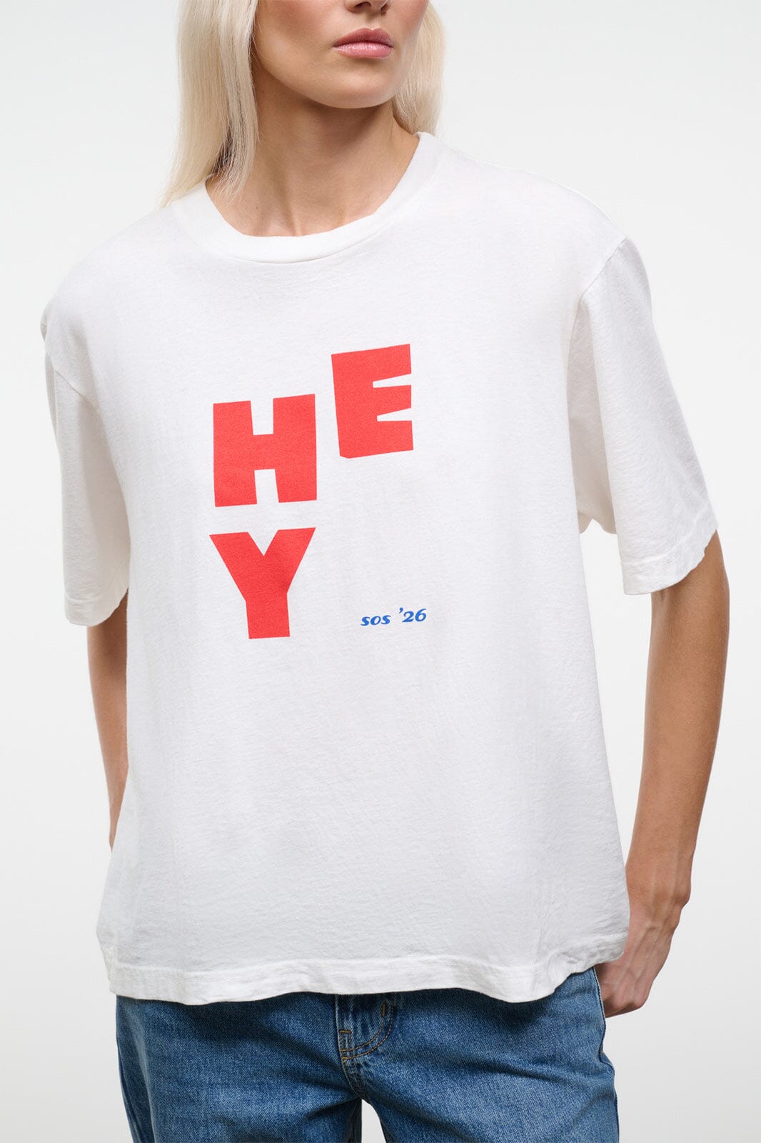 STAUD Clothing|New In Liam Relaxed Tee Hey