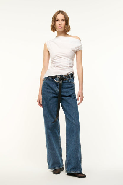 STAUD Clothing Su26 Phare Top White