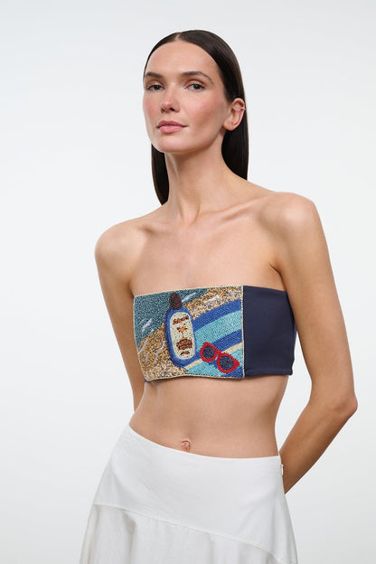 STAUD Clothing Tommy Tube Top Spf 0