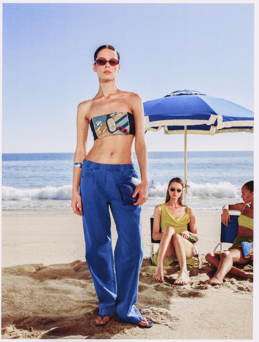 STAUD Clothing Tommy Tube Top Spf 0