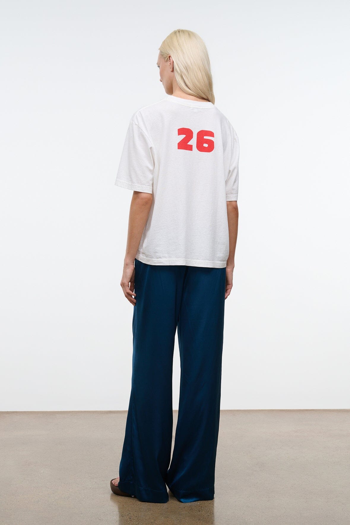 STAUD Clothing|New In Stroll Silk Pant Harbor