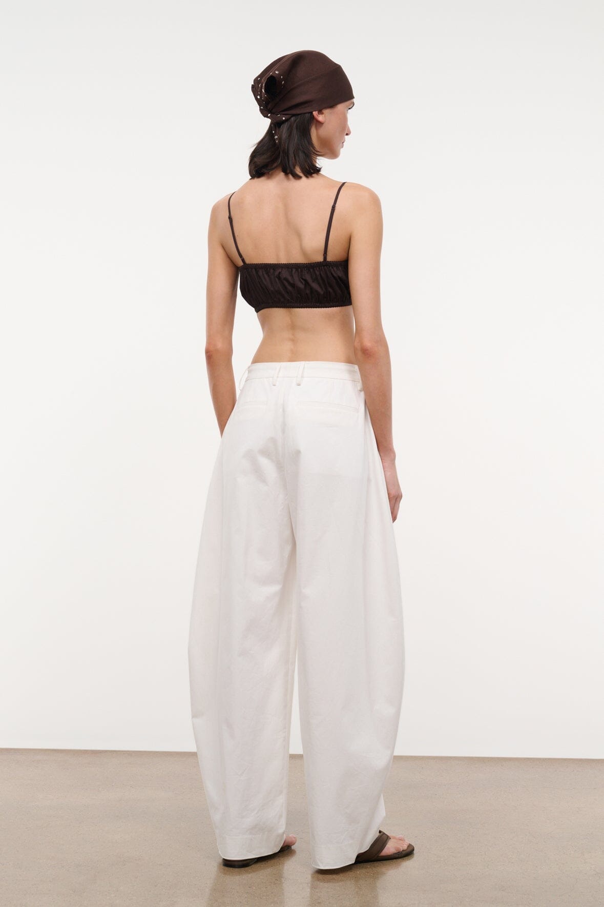 STAUD Clothing|New In Elias Pant White