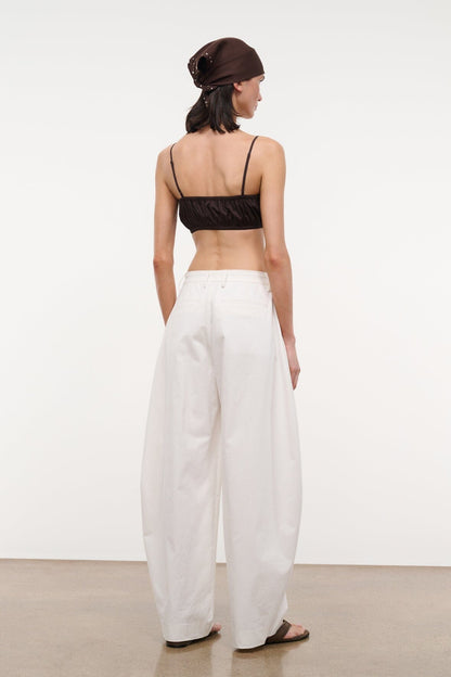 STAUD Clothing|New In Elias Pant White