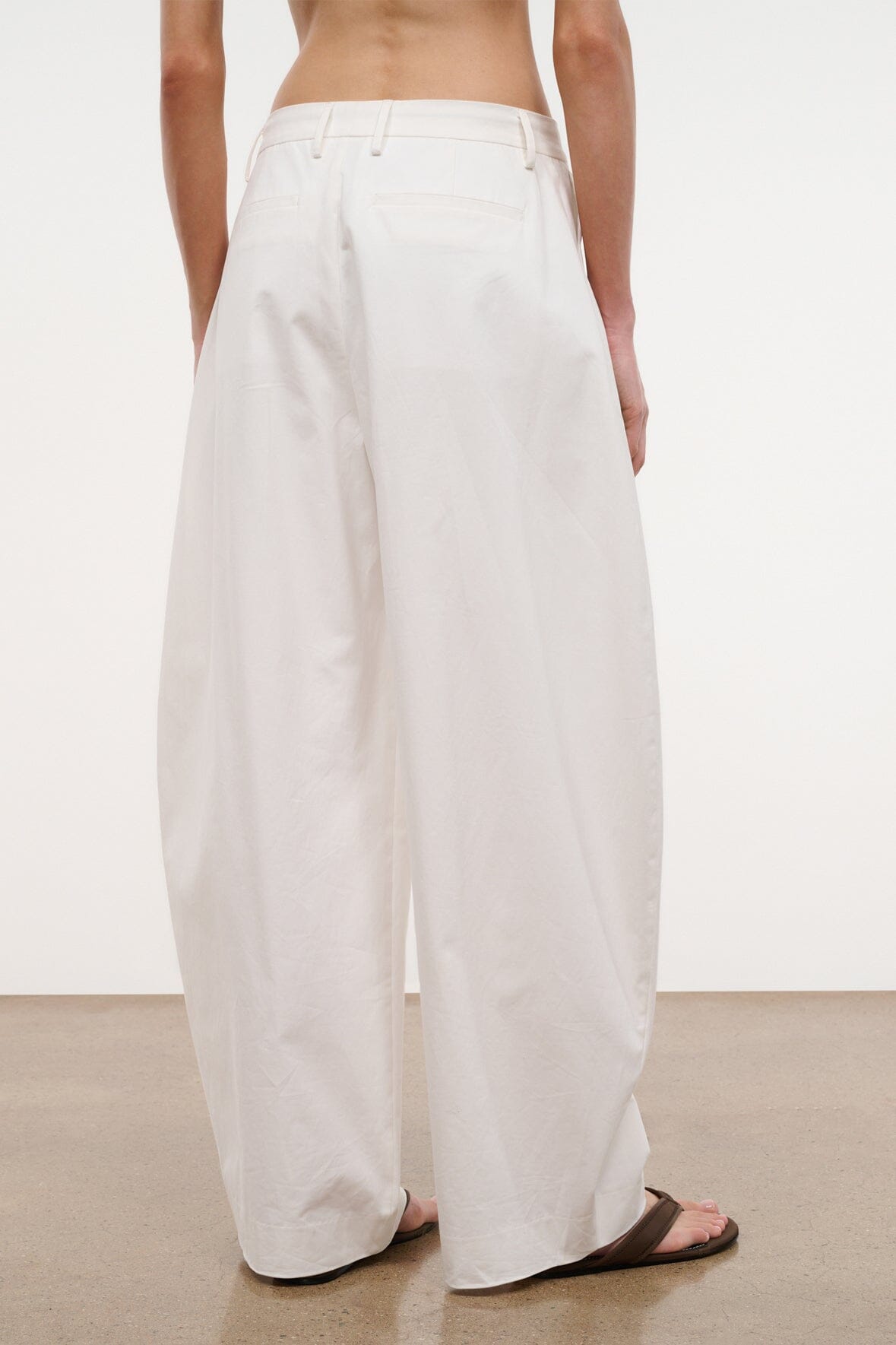 STAUD Clothing|New In Elias Pant White