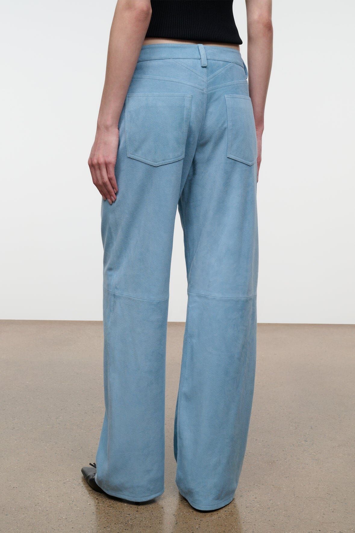 STAUD Clothing|New In Gus Suede Pant Sky