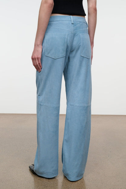 STAUD Clothing|New In Gus Suede Pant Sky