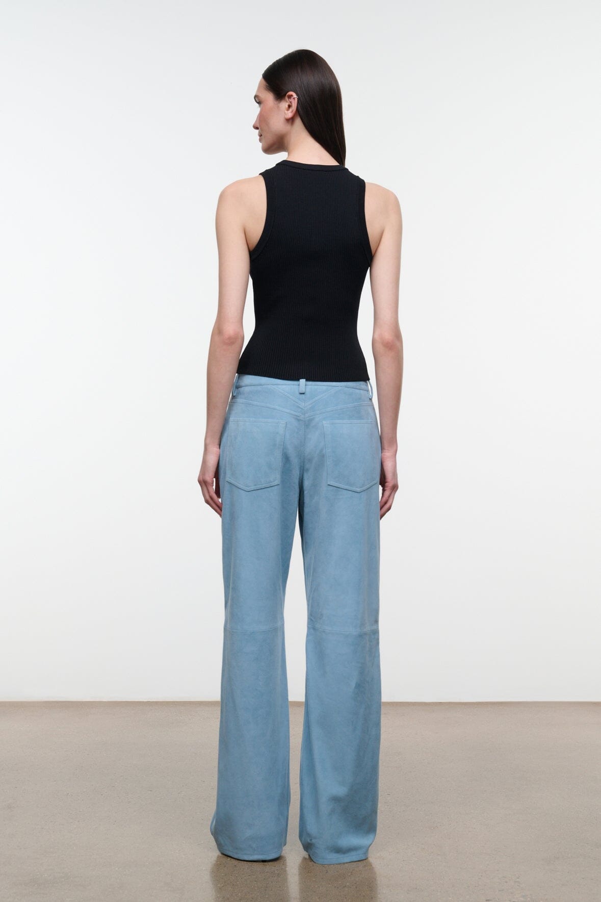 STAUD Clothing|New In Gus Suede Pant Sky