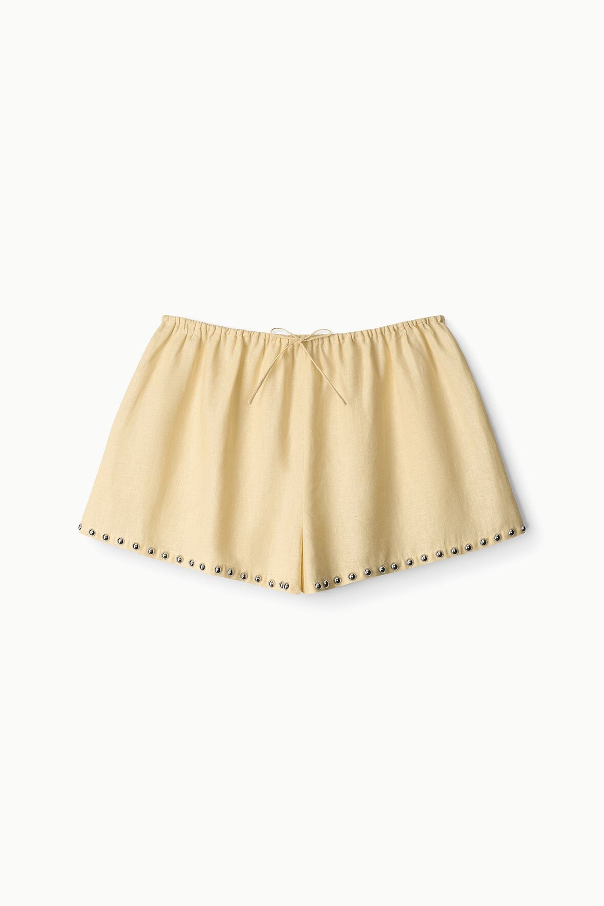 STAUD Clothing|New In Paddle Linen Short Butter Studs