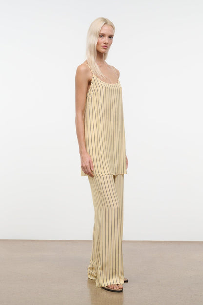 STAUD Clothing Stroll Silk Pant Monday Stripe