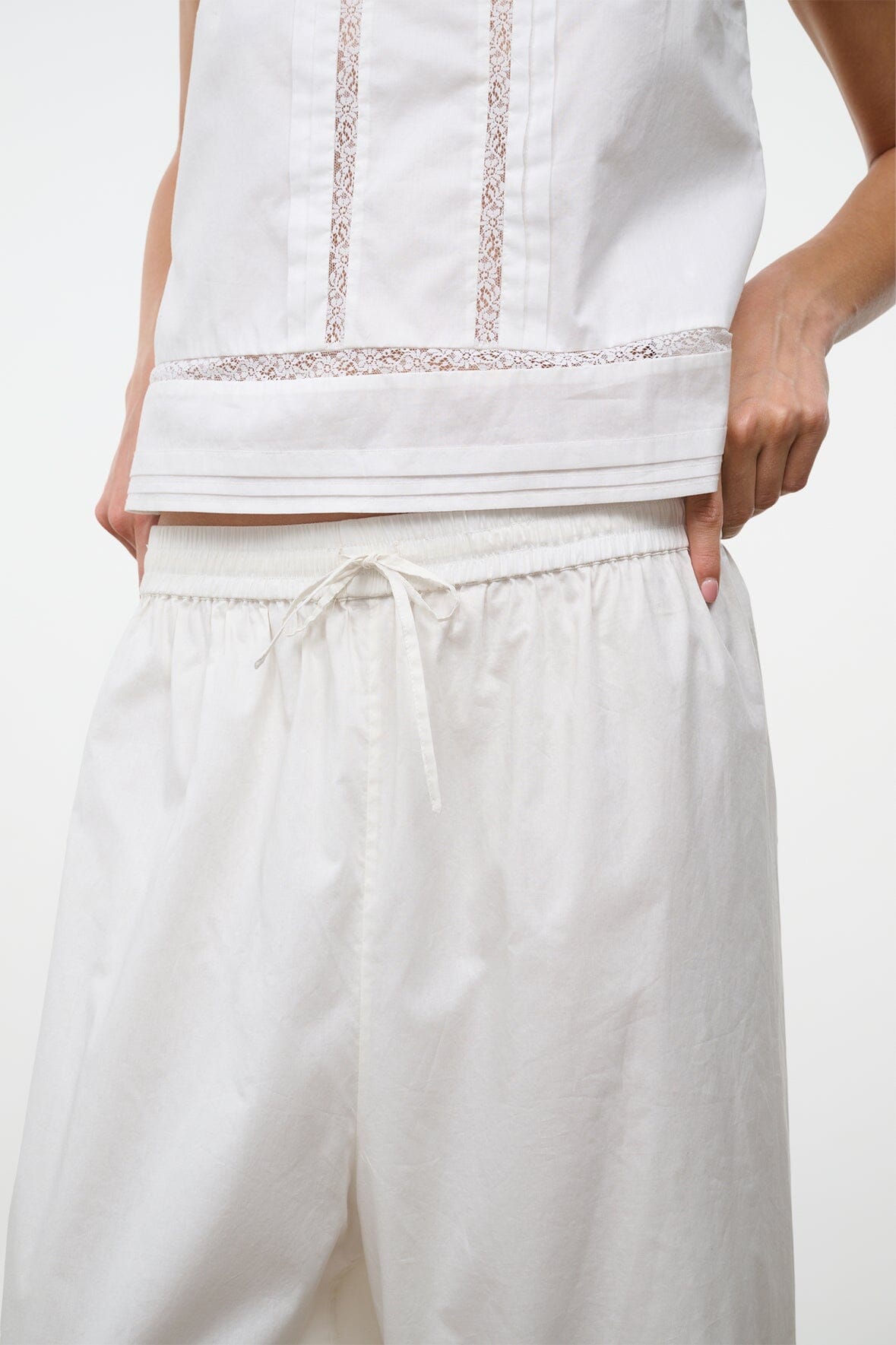 STAUD Clothing Renzo Pant Ivory