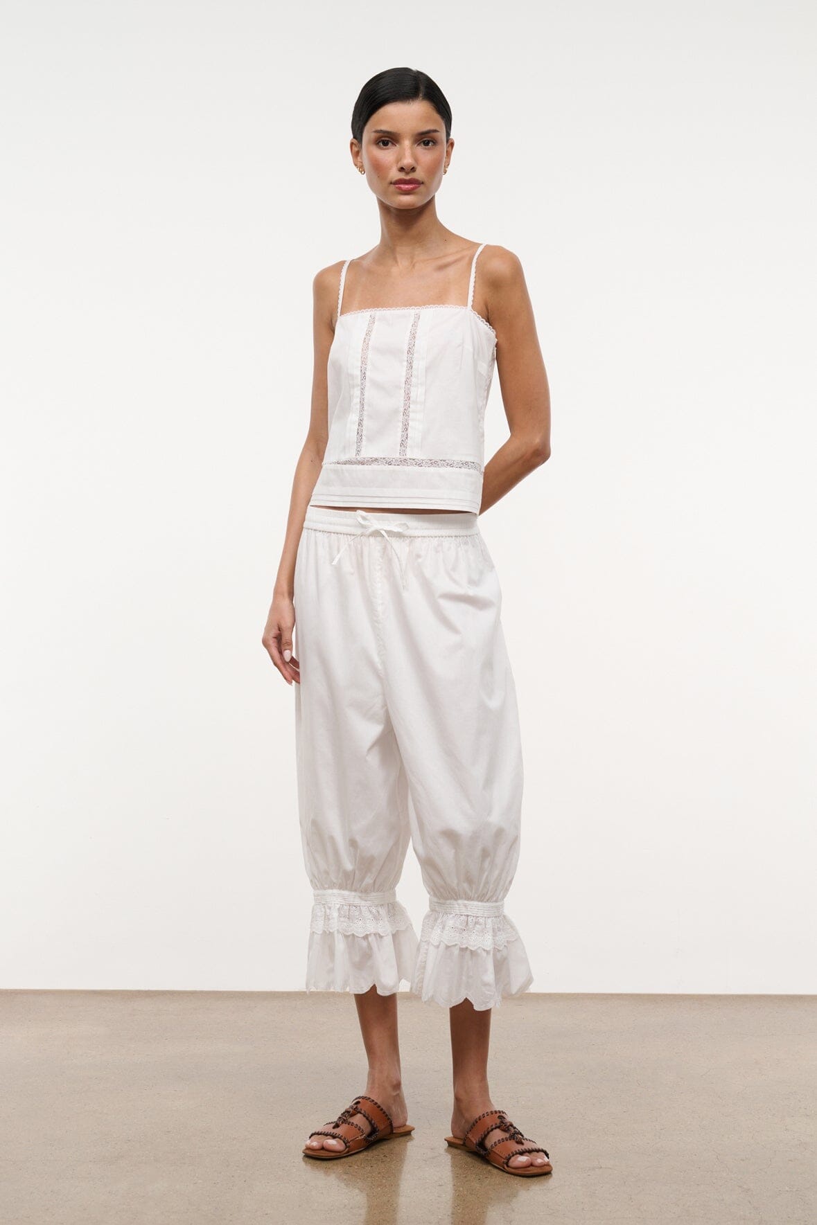 STAUD Clothing Renzo Pant Ivory