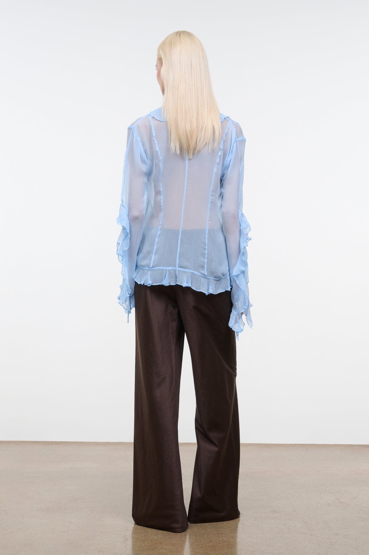 STAUD Clothing Stroll Silk Pant Earth