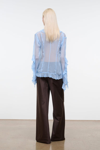 STAUD Clothing Stroll Silk Pant Earth