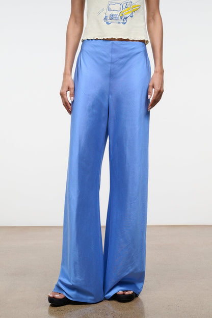 STAUD Clothing Stroll Silk Pant Coast