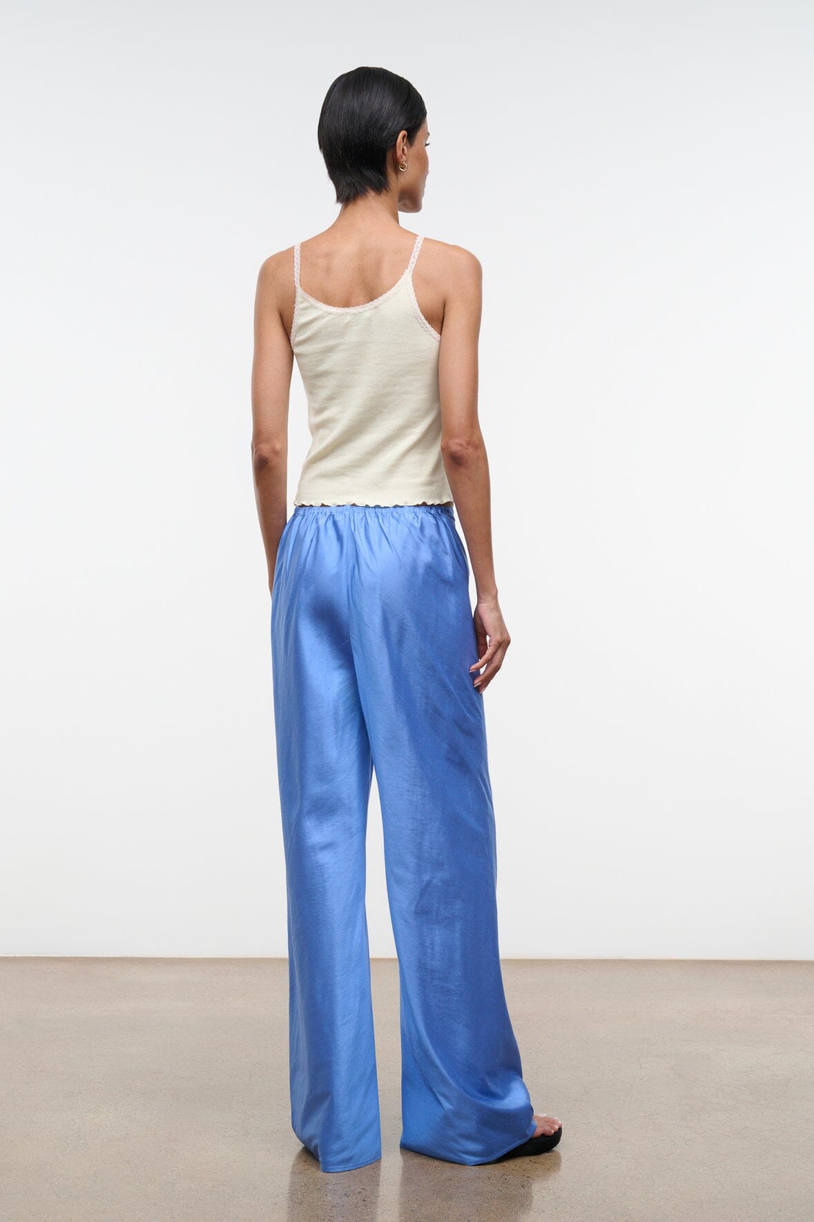 STAUD Clothing Stroll Silk Pant Coast