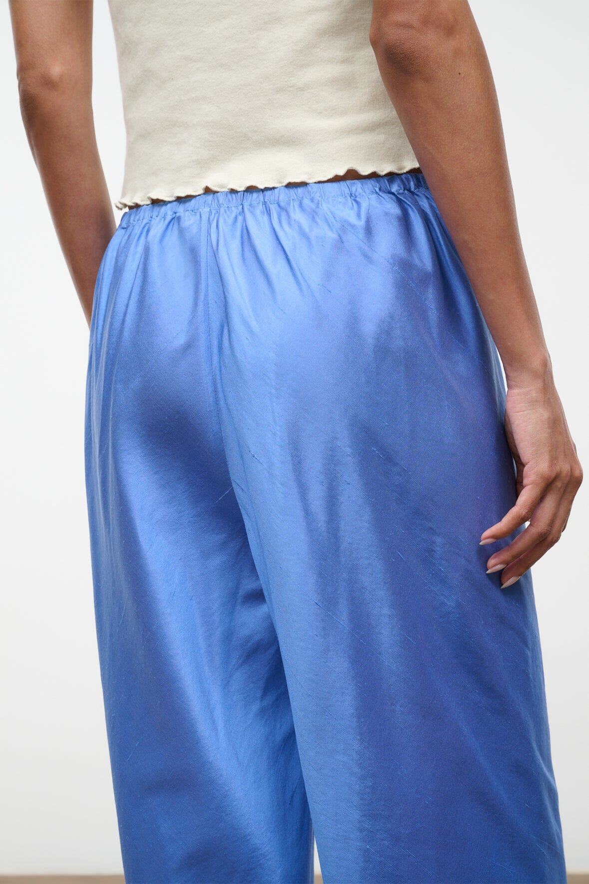 STAUD Clothing Stroll Silk Pant Coast