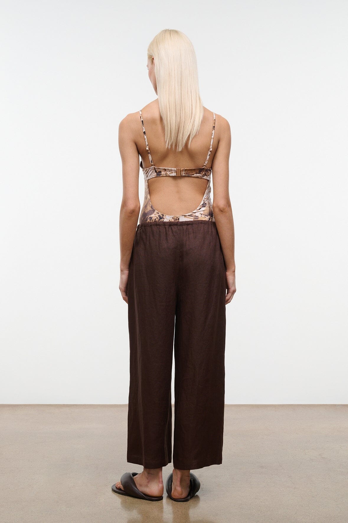 STAUD Clothing|New In Mateo Linen Cropped Pant Root