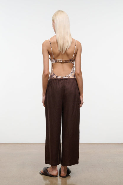 STAUD Clothing|New In Mateo Linen Cropped Pant Root
