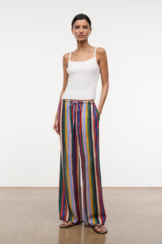 STAUD Clothing Mateo Pant Artist Stripe