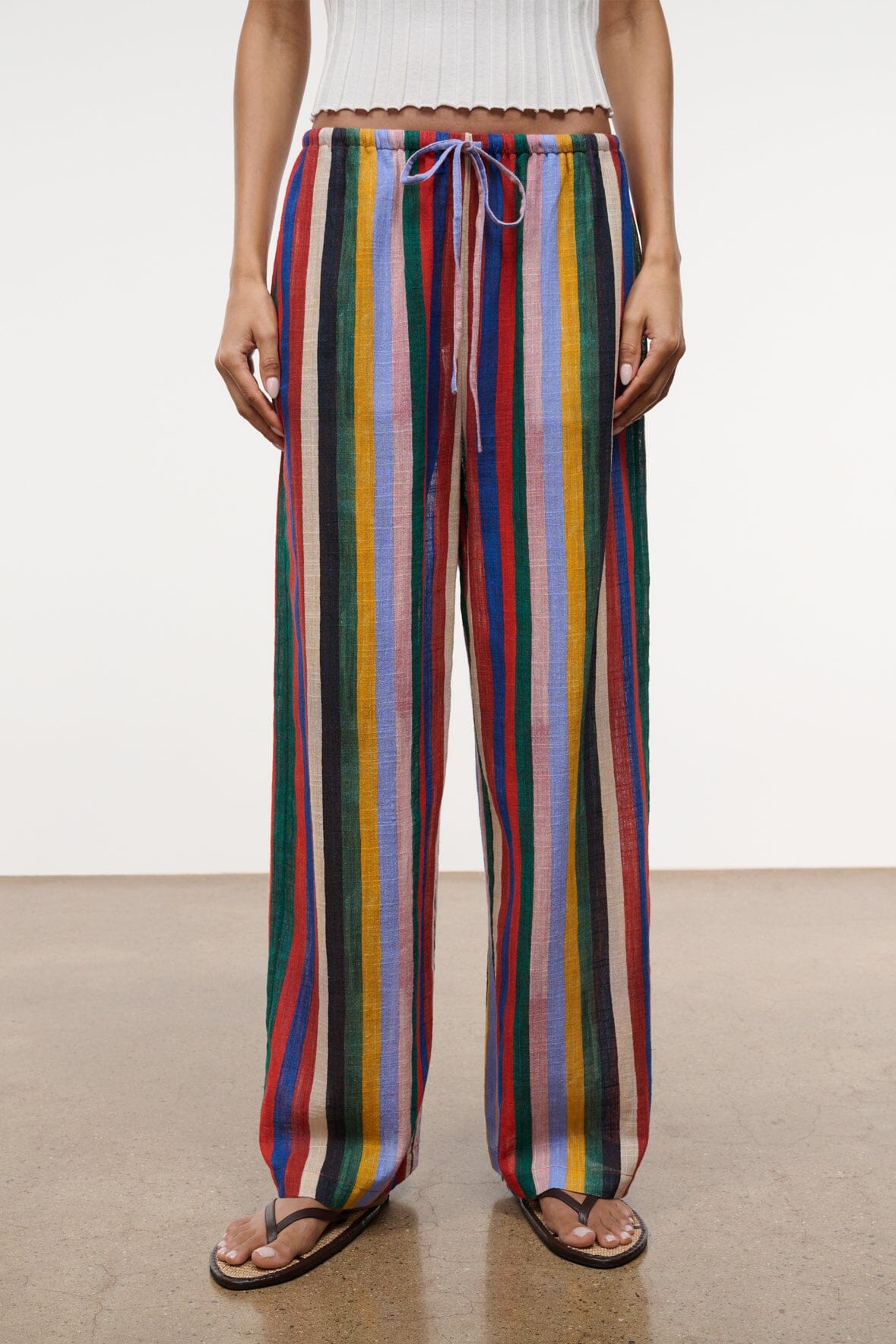 STAUD Clothing Mateo Pant Artist Stripe
