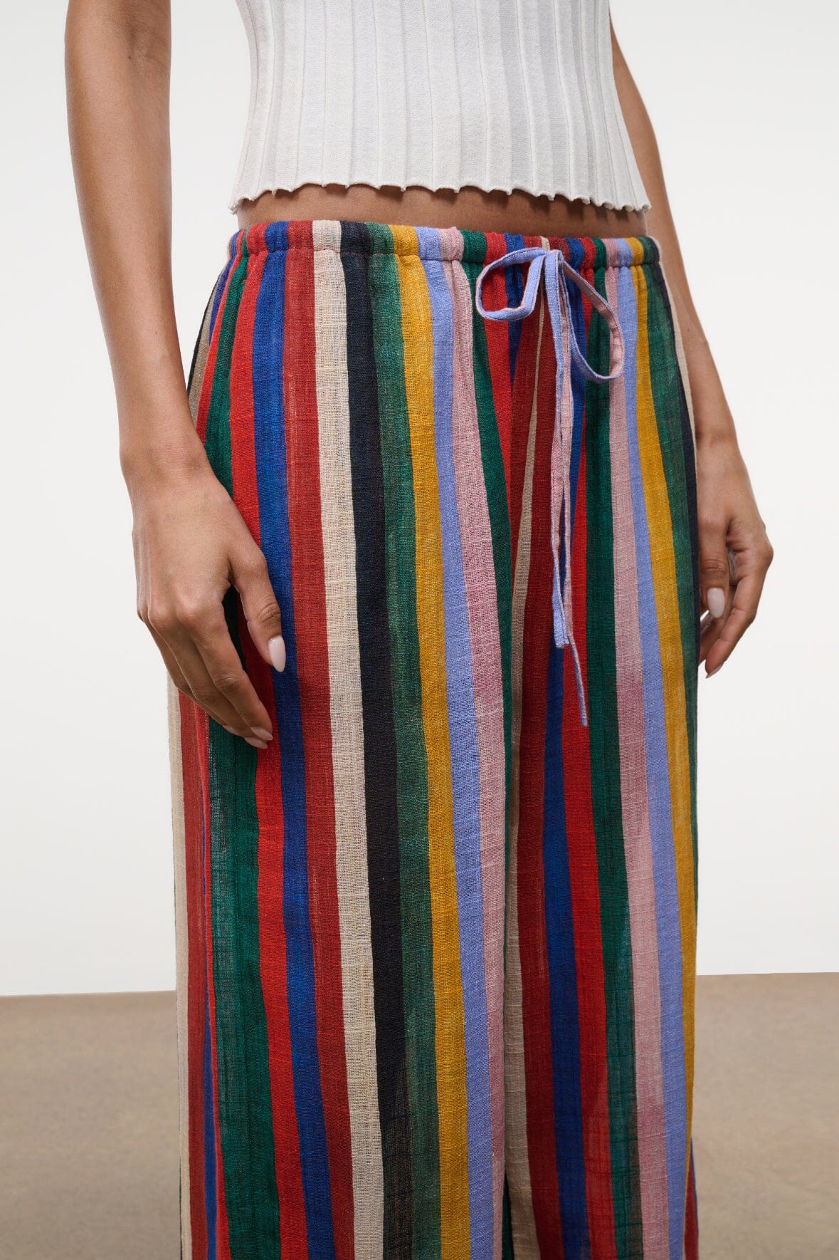 STAUD Clothing Mateo Pant Artist Stripe