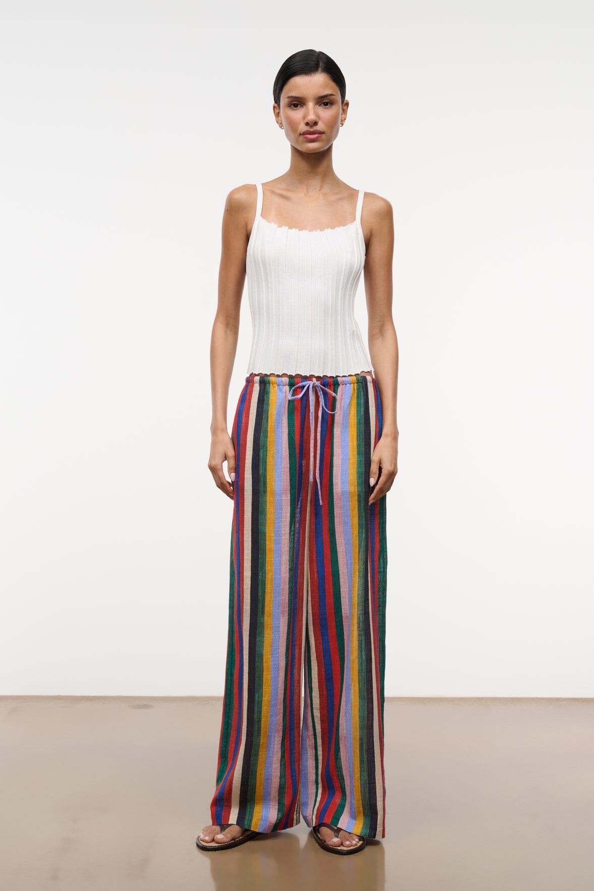 STAUD Clothing Mateo Pant Artist Stripe