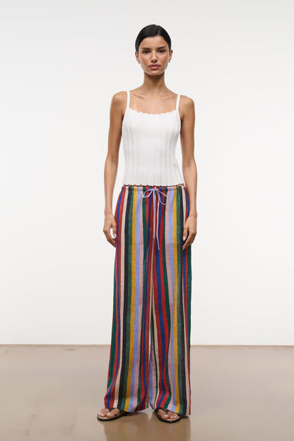 STAUD Clothing Mateo Pant Artist Stripe