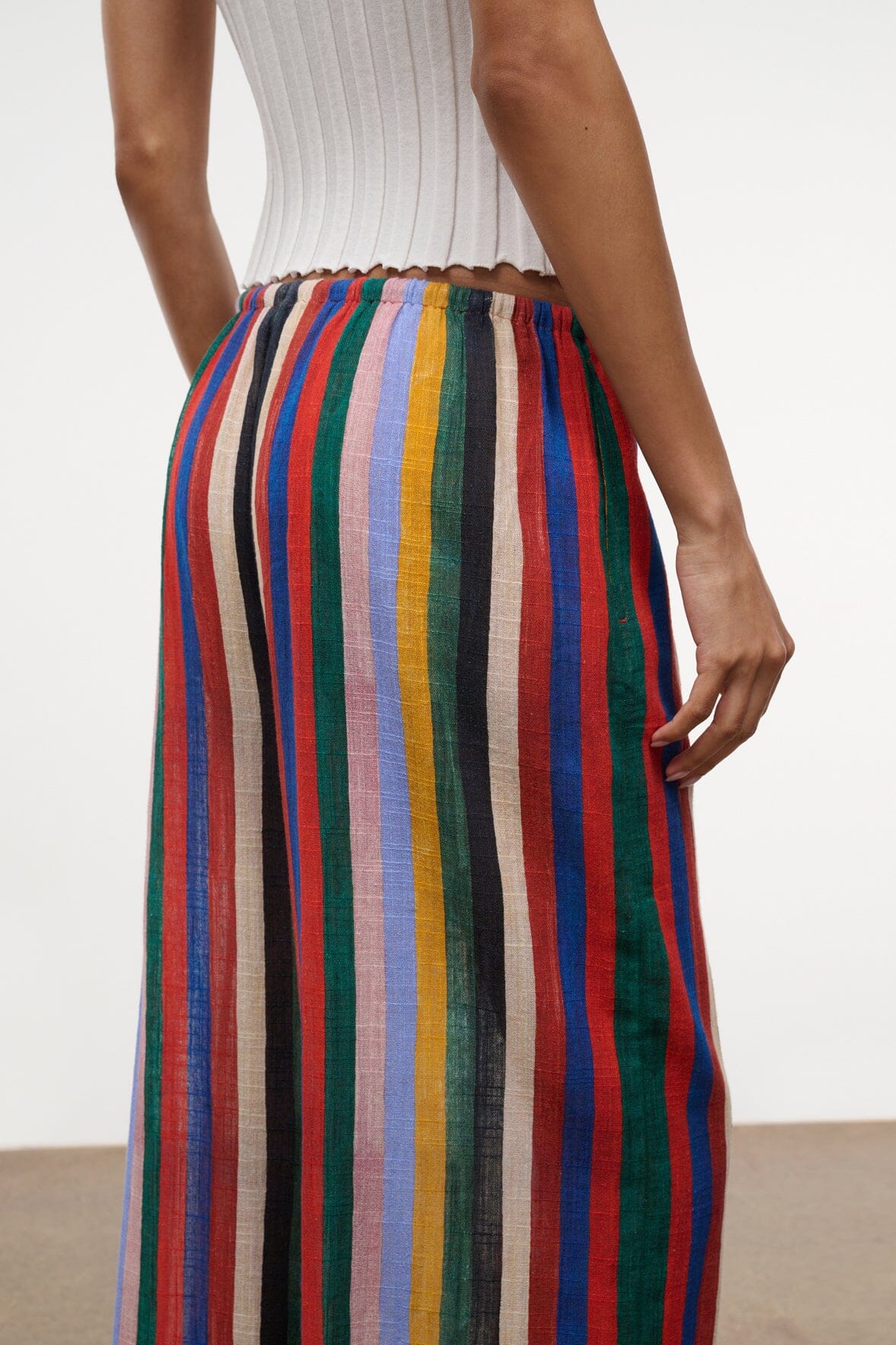 STAUD Clothing Mateo Pant Artist Stripe