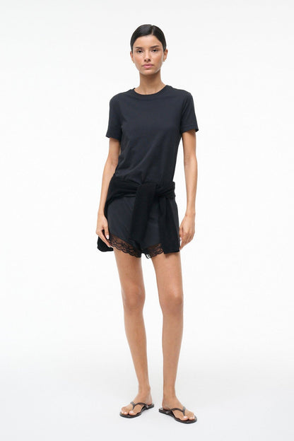 STAUD Clothing Von Silk Short Black 1