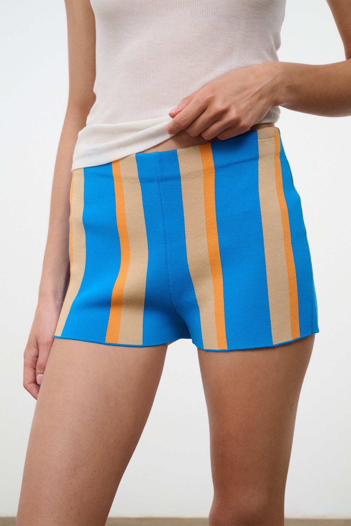 STAUD Clothing|New In Mare Short Sole Stripe