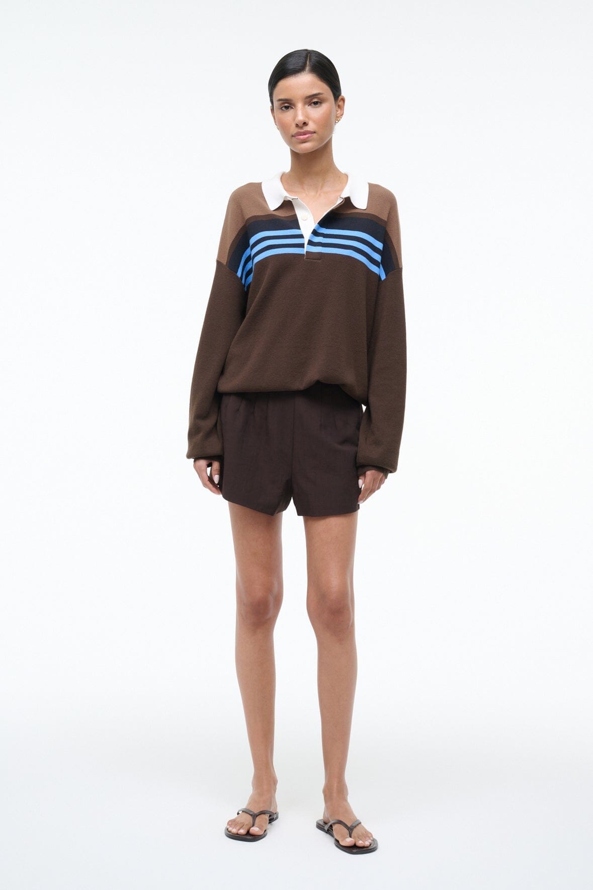 STAUD Clothing Magpie Short Earth