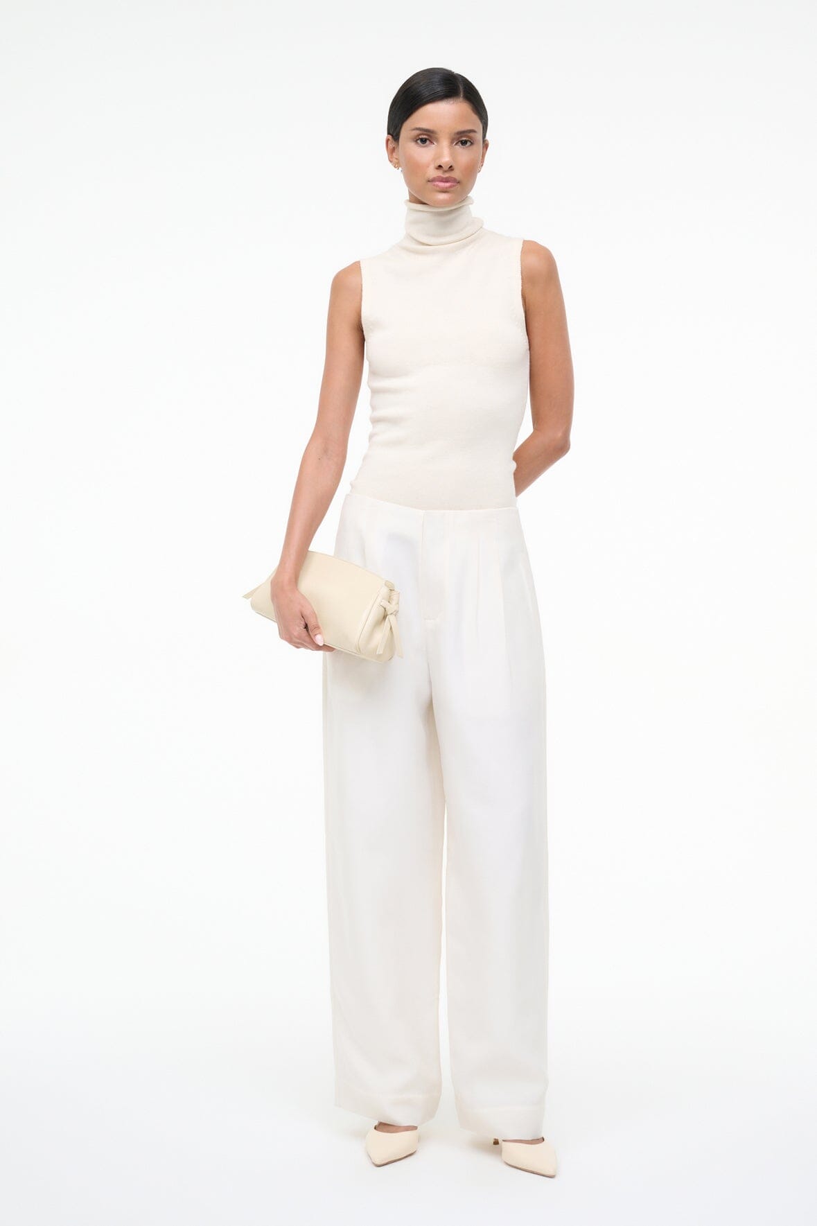STAUD Clothing|Dresses Pierre Pant Ivory