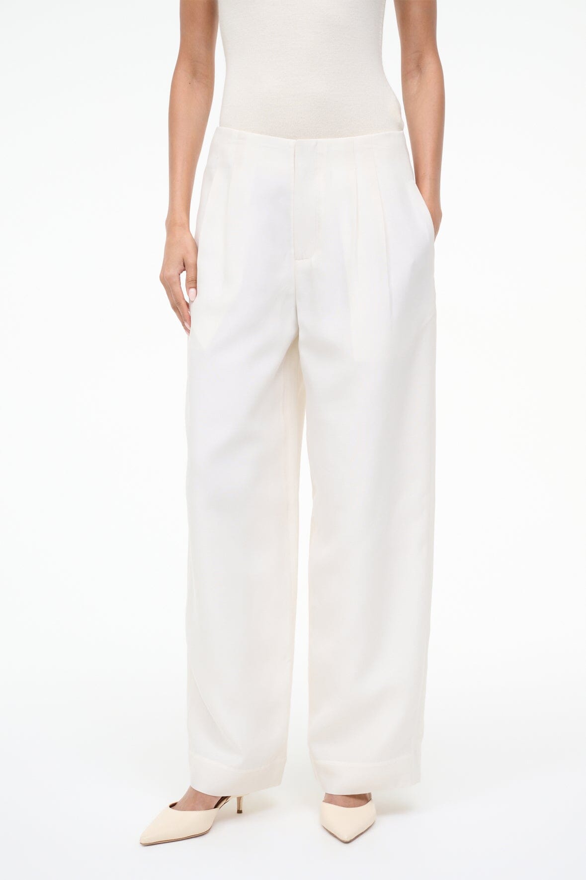 STAUD Clothing|Dresses Pierre Pant Ivory