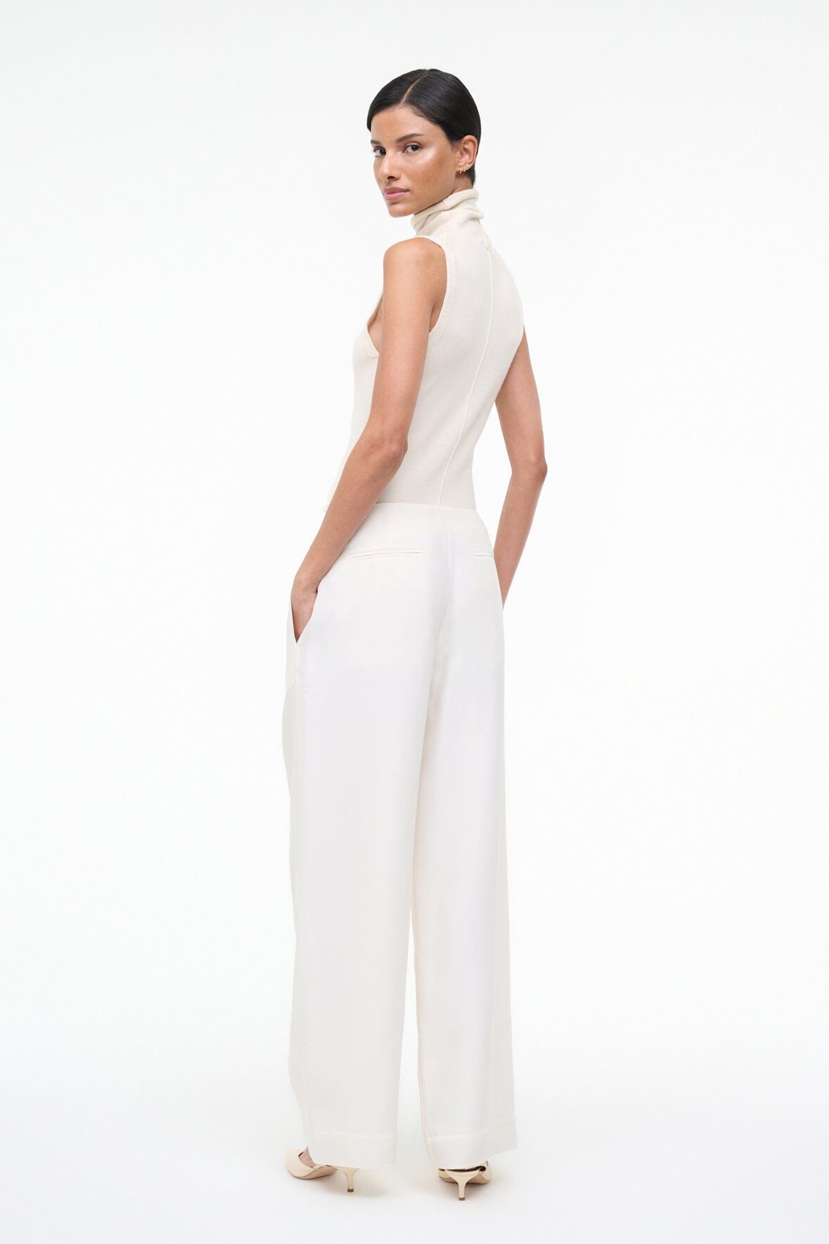 STAUD Clothing|Dresses Pierre Pant Ivory