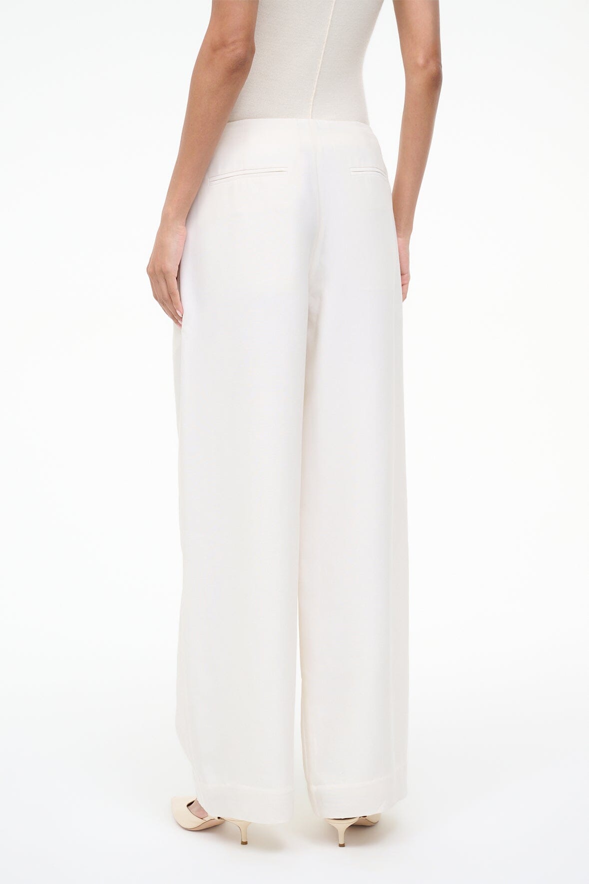 STAUD Clothing|Dresses Pierre Pant Ivory
