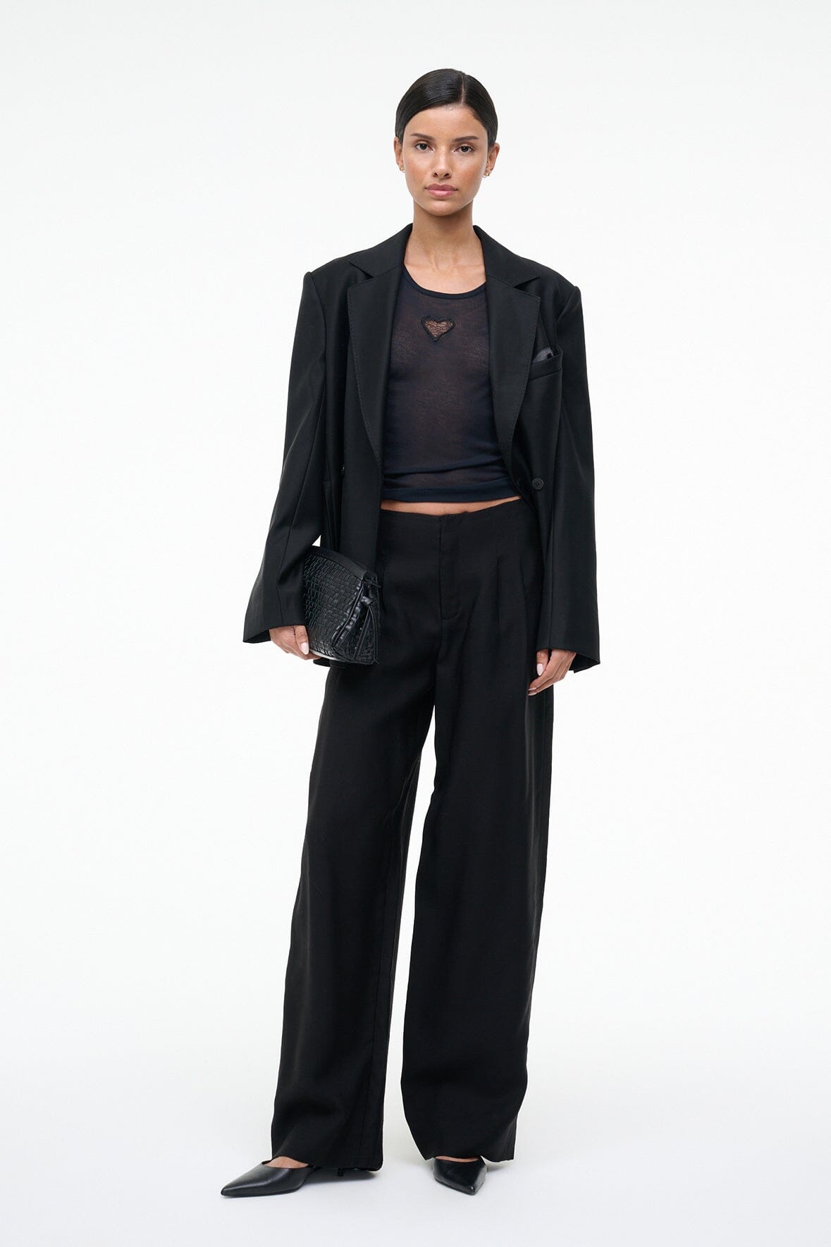 STAUD Clothing Pierre Pant Black