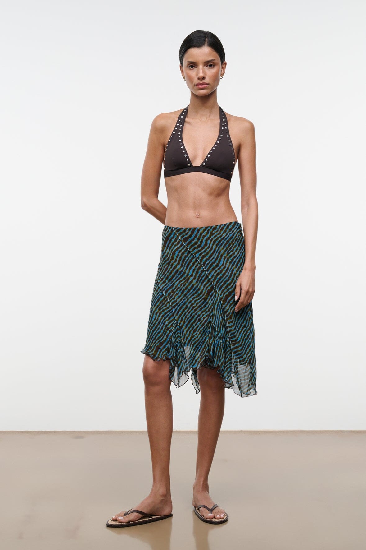 STAUD Clothing|New In Reannah Skirt Tidal Shell