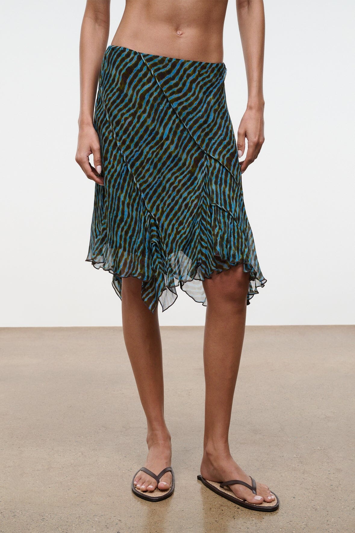 STAUD Clothing|New In Reannah Skirt Tidal Shell