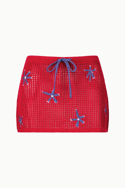 STAUD Clothing|New In Zya Mini Skirt Painted Foulard