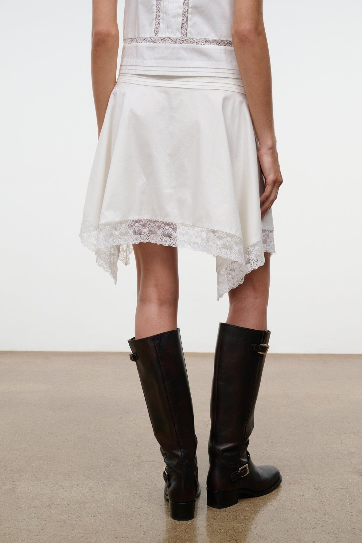 STAUD Clothing Layla Skirt Ivory