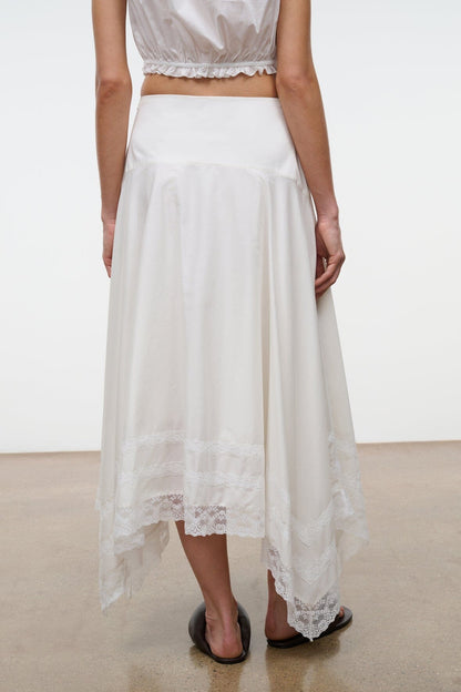 STAUD Clothing Ainsley Skirt Ivory