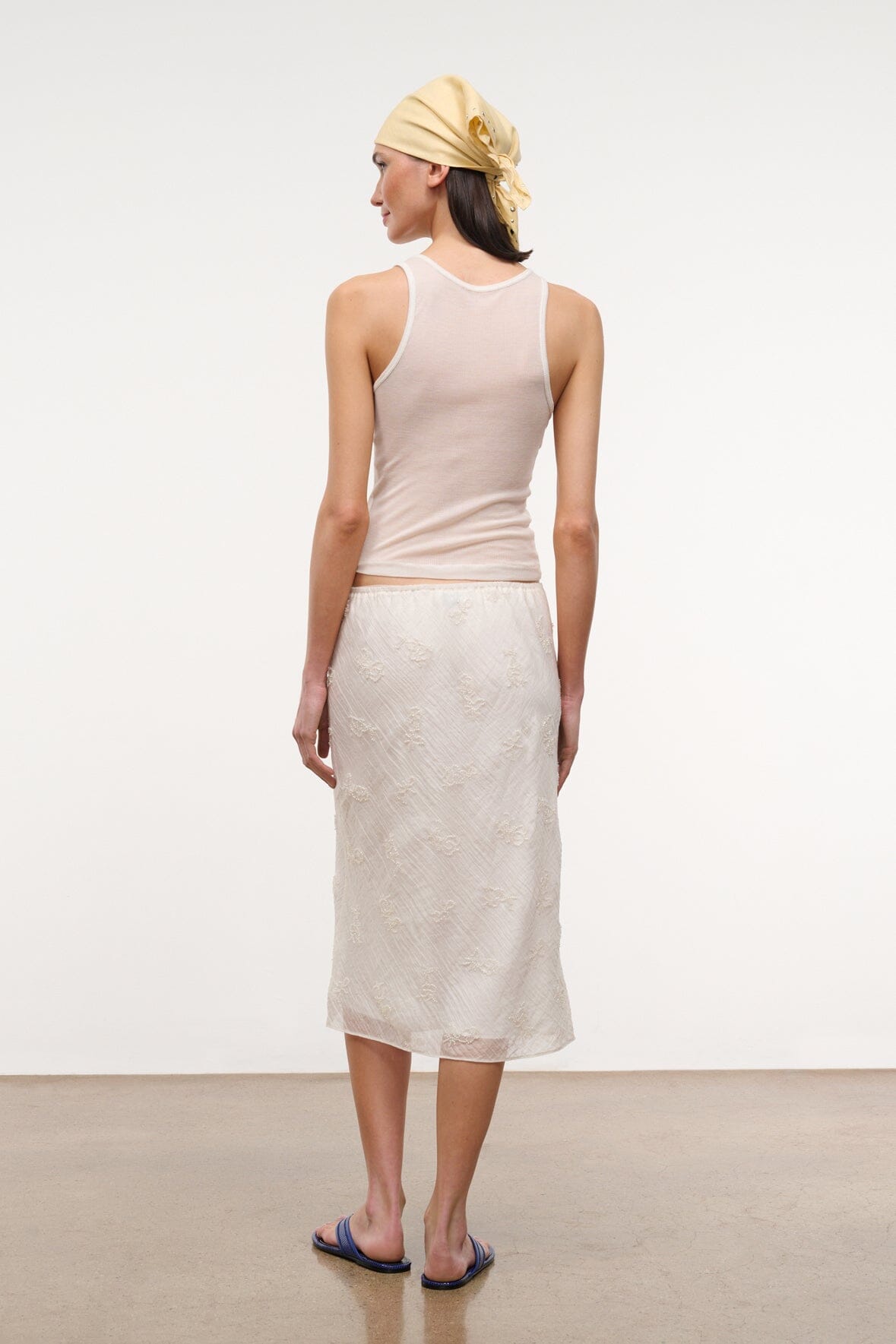 STAUD Clothing|Dresses Lucia Skirt White