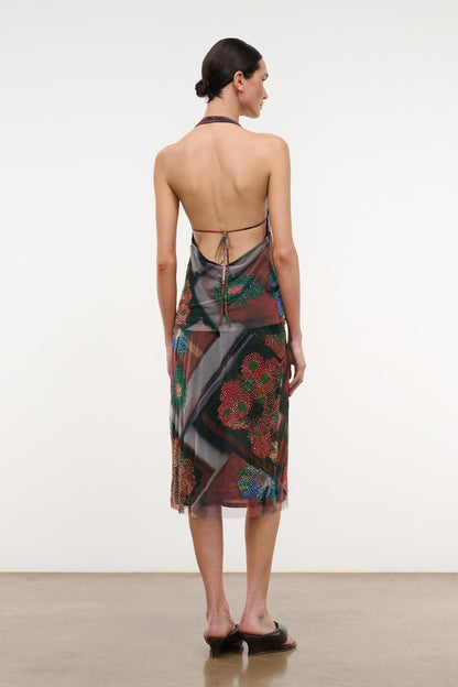 STAUD Clothing|Dresses|New In Lucia Skirt Superbloom Scarf