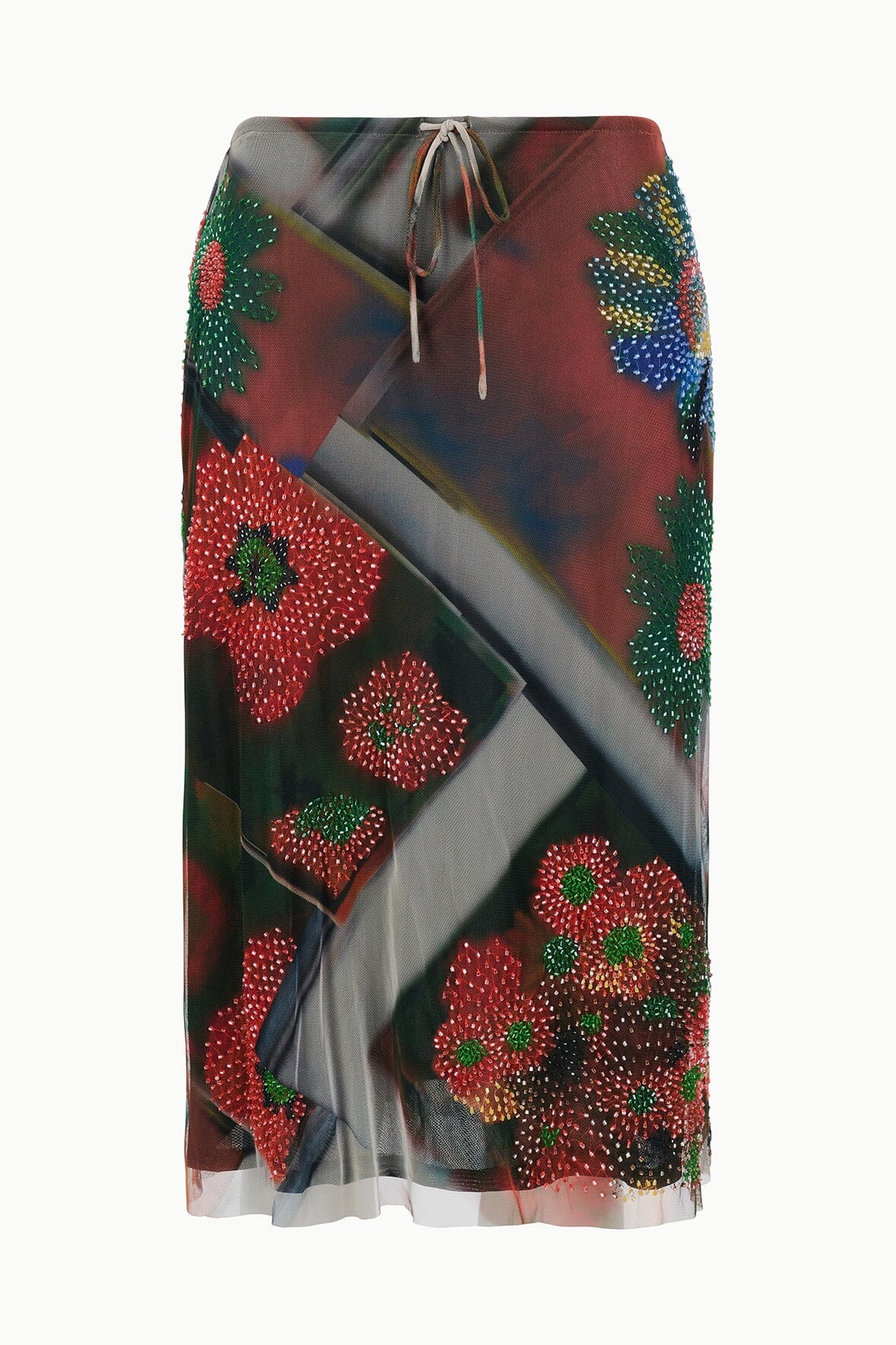 STAUD Clothing|Dresses|New In Lucia Skirt Superbloom Scarf