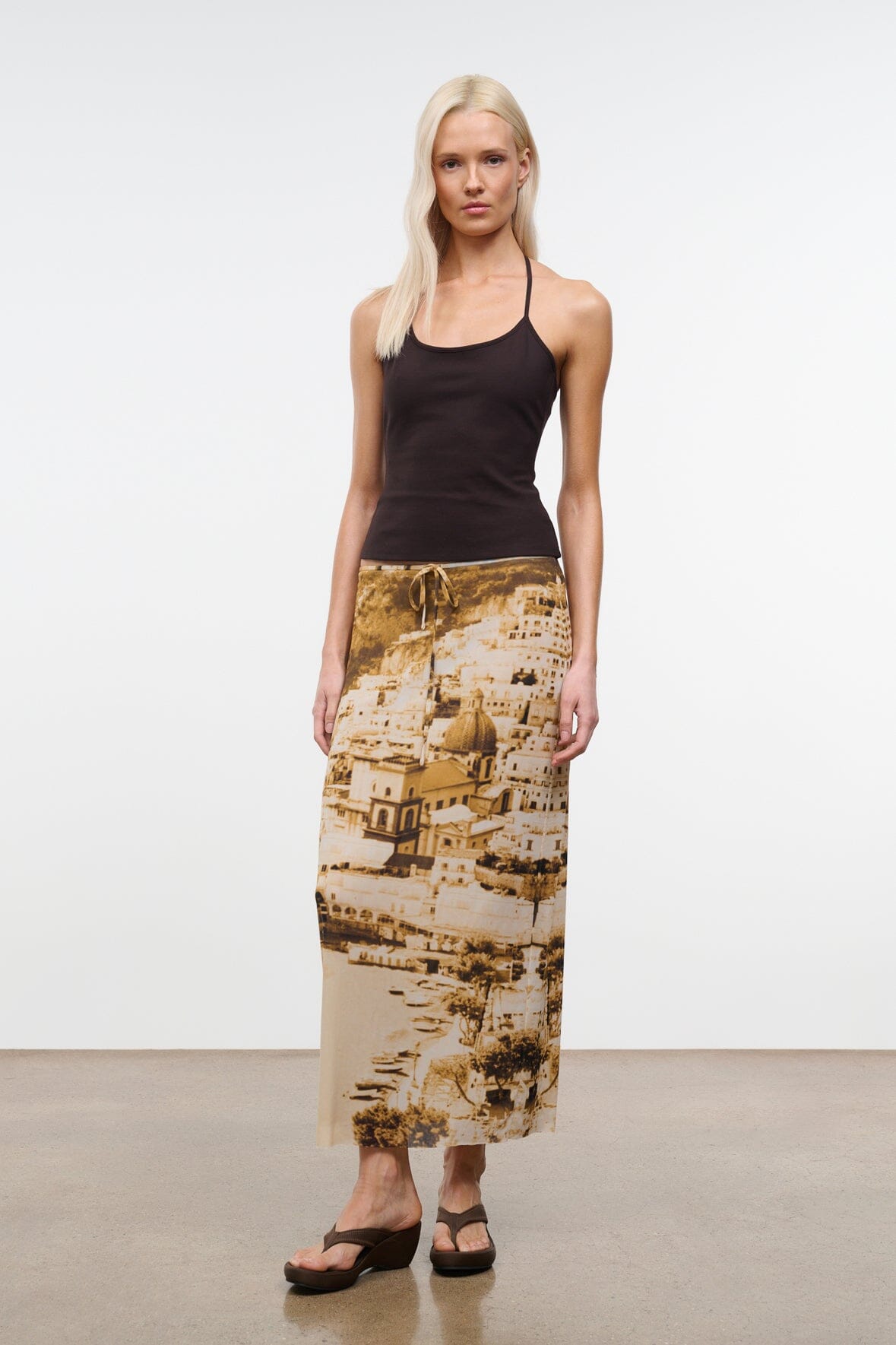 STAUD Clothing|New In Porta Skirt Cliffside